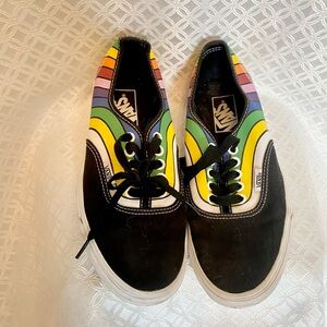 Rainbow Striped Vans